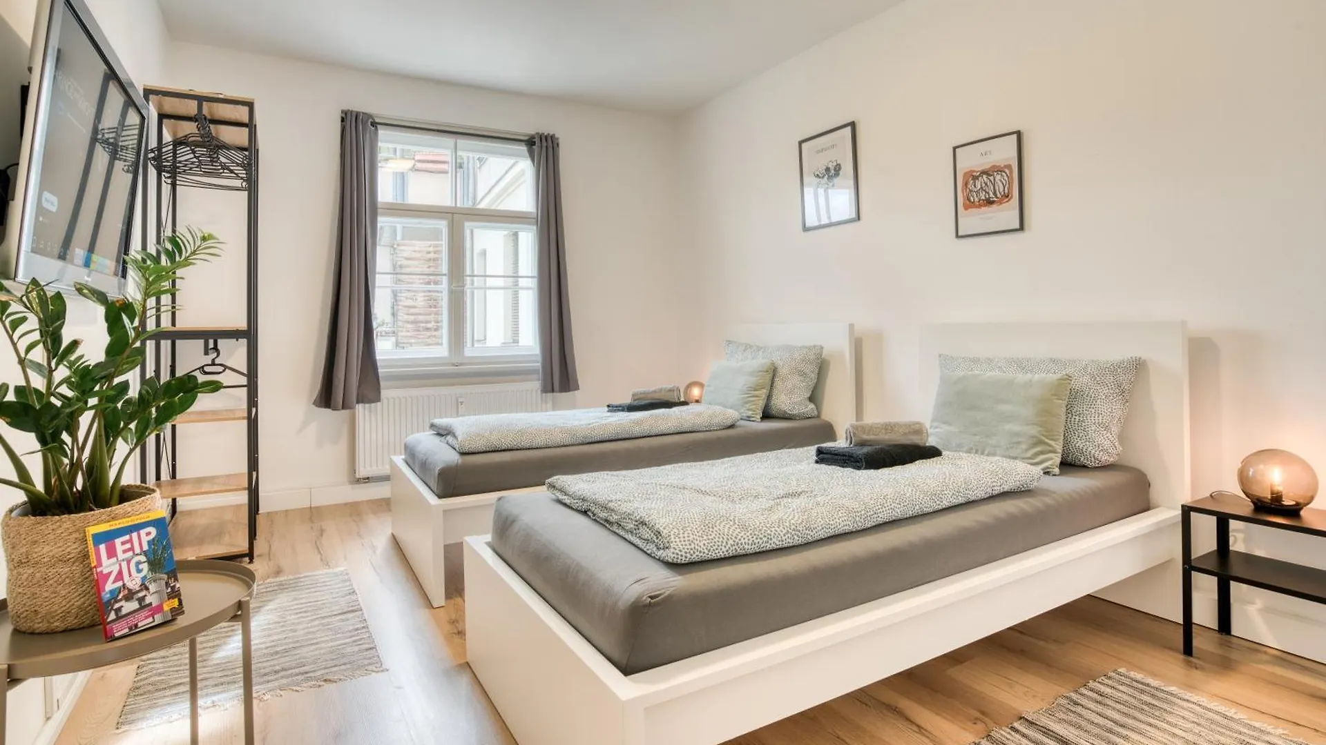 Homy I Stylisches Retroapartment Netflix & Wlan Lipsia